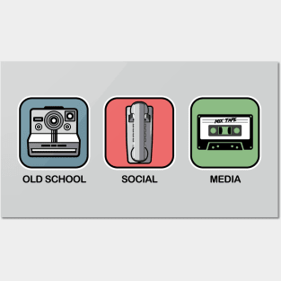 Old School Social Media Posters and Art